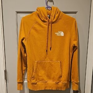 The North Face Mustard Yellow Sweatshirt Xsmall Women Men Outdoor Hoodie